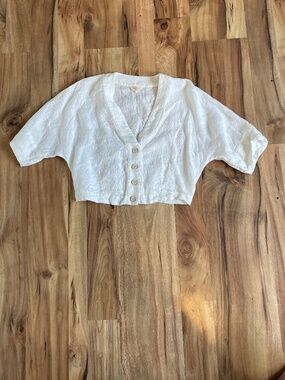 Faherty linen top